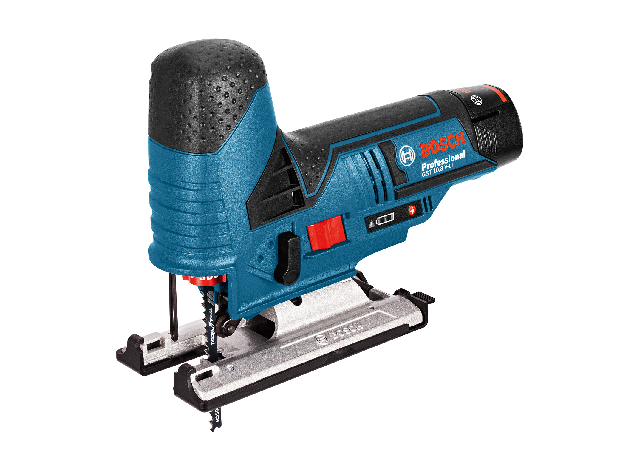 Увеличенная фотография Аккумуляторный лобзик Bosch GST 10,8 V-Li (без аккумулятора)